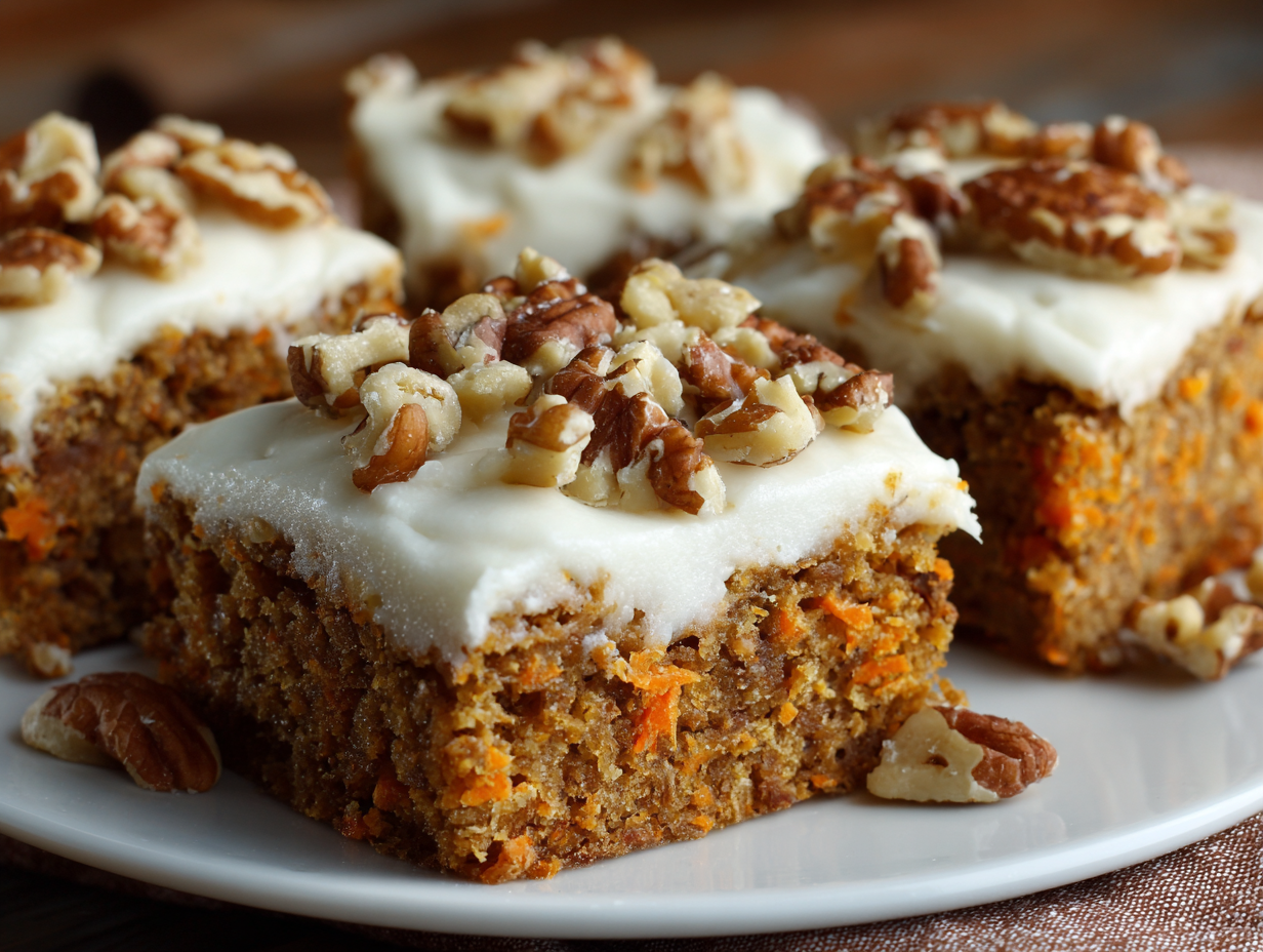 Carrot Cake Bars with Cream Cheese